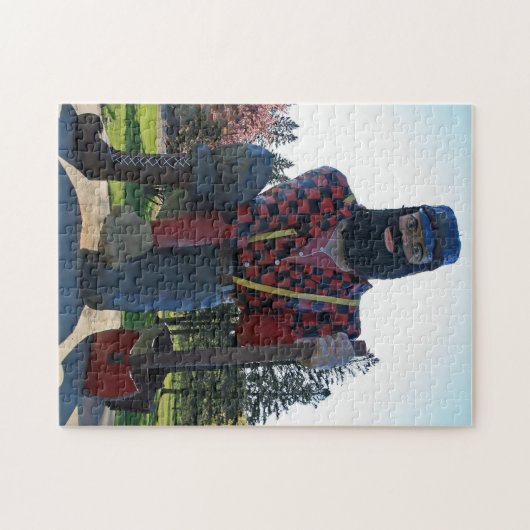 Paul Bunyan und seine Axt Puzzle (Horizontal)