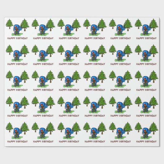 Paul- Bunyangeschenk-Verpackung fertigen es Geschenkpapier (Flach)