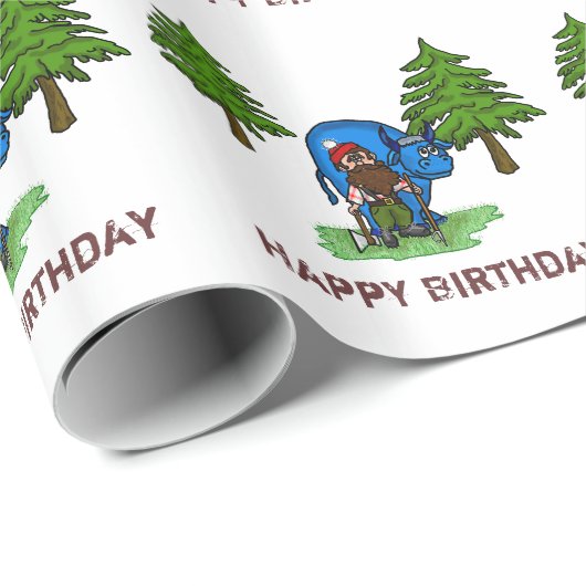 Paul- Bunyangeschenk-Verpackung fertigen es Geschenkpapier (Rolleneckpunkt)