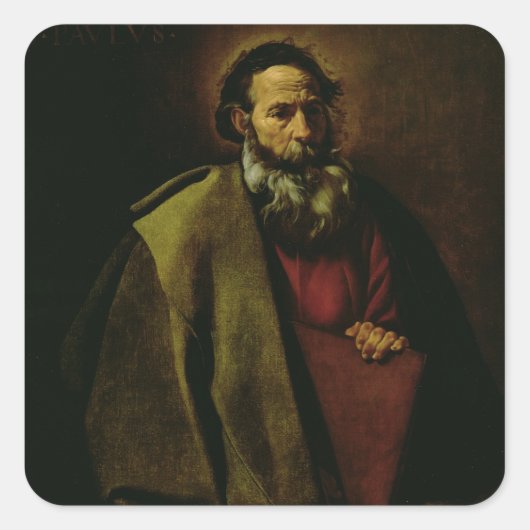 Paul, c.1619 quadratischer aufkleber (Vorderseite)