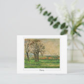 Paul Cézanne #11 - Fine Art Postkarte (Stehend Vorderseite)
