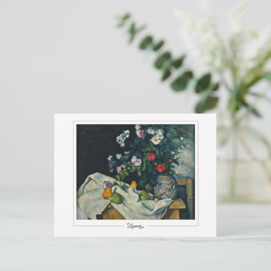 Paul Cézanne #307 - Fine Art Postkarte (Stehend Vorderseite)