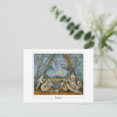 Paul Cézanne #31 - Fine Art Postkarte (Stehend Vorderseite)
