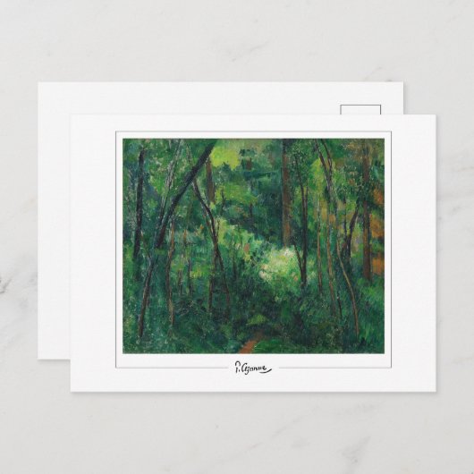 Paul Cézanne #37 - Fine Art Postkarte (Vorne/Hinten)