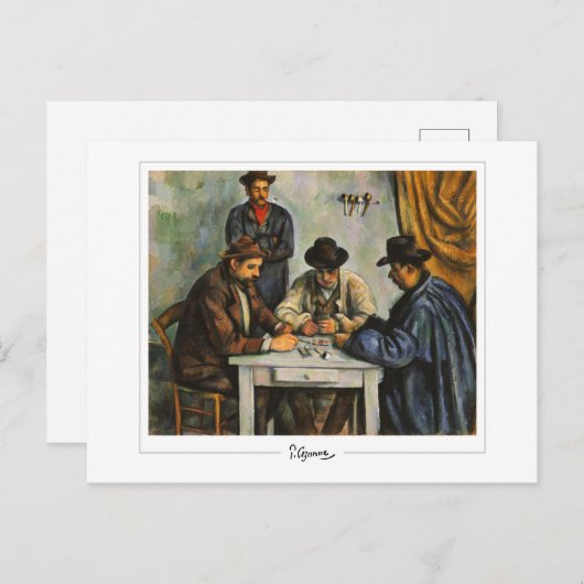 Paul Cézanne #386 - Fine Art Postkarte (Vorne/Hinten)
