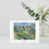 Paul Cézanne #39 - Fine Art Postkarte (Stehend Vorderseite)