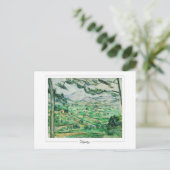 Paul Cézanne #422 - Fine Art Postkarte (Stehend Vorderseite)