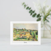 Paul Cézanne #42 - Fine Art Postkarte (Stehend Vorderseite)