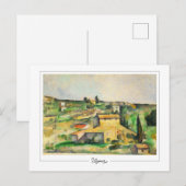 Paul Cézanne #42 - Fine Art Postkarte (Vorne/Hinten)