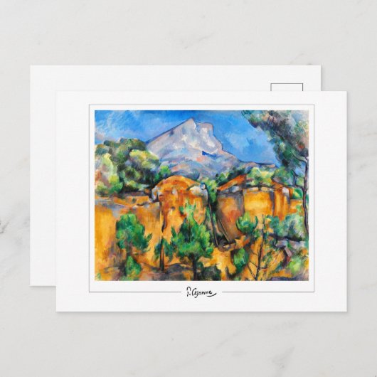 Paul Cézanne #496 - Fine Art Postkarte (Vorne/Hinten)