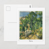 Paul Cézanne #50 - Fine Art Postkarte (Vorne/Hinten)