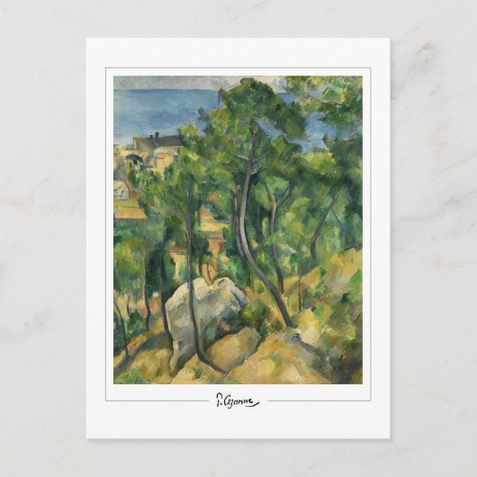 Paul Cézanne #50 - Fine Art Postkarte (Vorderseite)