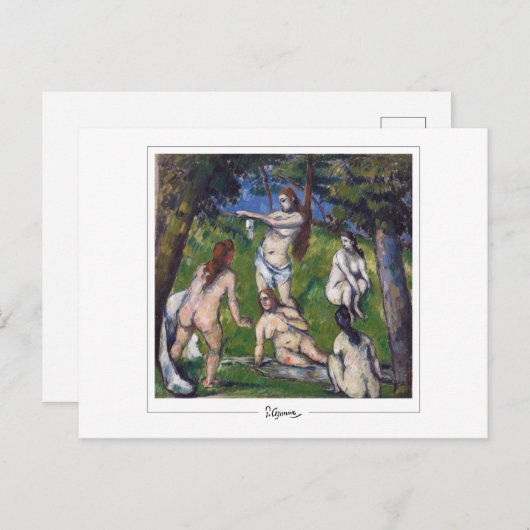 Paul Cézanne #578 - Fine Art Postkarte (Vorne/Hinten)