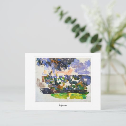 Paul Cézanne #682 - Fine Art Postkarte (Stehend Vorderseite)