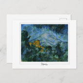 Paul Cézanne #68 - Fine Art Postkarte (Vorne/Hinten)