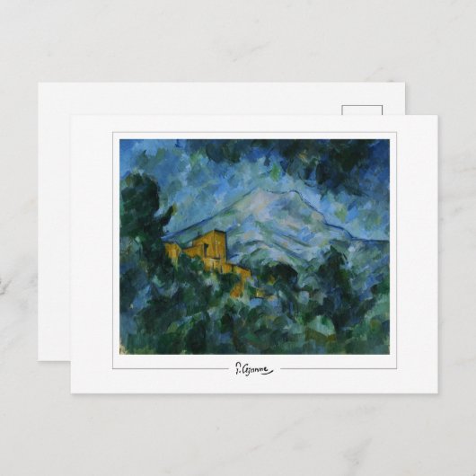 Paul Cézanne #68 - Fine Art Postkarte (Vorne/Hinten)