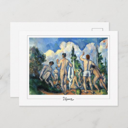 Paul Cézanne #72 - Fine Art Postkarte (Vorne/Hinten)