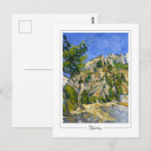 Paul Cézanne #75 - Kunst Postkarte (Vorne/Hinten)