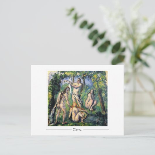 Paul Cézanne #786 - Fine Art Postkarte (Stehend Vorderseite)
