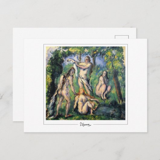 Paul Cézanne #786 - Fine Art Postkarte (Vorne/Hinten)