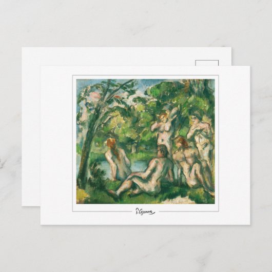 Paul Cézanne #99 - Fine Art Postkarte (Vorne/Hinten)