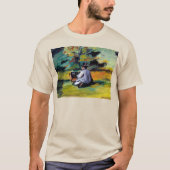 Paul Cezanne A Painter at Work impressionist art T-Shirt (Vorderseite)