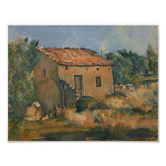 Paul Cezanne - Abandoned House Fotodruck (Vorne)