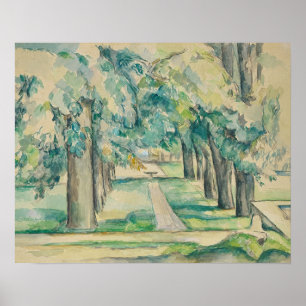 Paul Cezanne - Allee der Kastanienbäume Poster