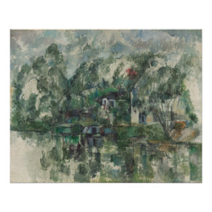Paul Cezanne   am Rand des Wassers, C. 1890 (Öl O Poster