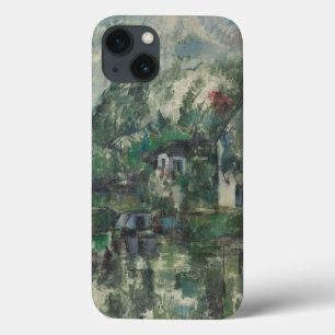 Paul Cezanne Am Wasserrand, c. 1890 (Öl iPhone 13 Hülle