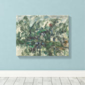 Paul Cezanne | Am Wasserrand, c. 1890 (Öl Leinwanddruck (Insitu (Holzboden))