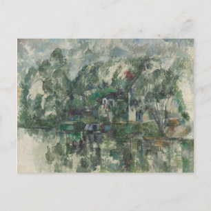 Paul Cezanne   Am Wasserrand, c. 1890 (Öl Postkarte