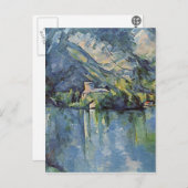 Paul Cézanne - Annecy Lake Postkarte (Vorne/Hinten)