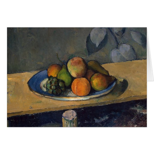 Paul Cezanne | Äpfel, Birnen und Trauben, c.1879 (Vorderseite (Horizontal))
