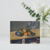 Paul Cezanne | Äpfel, Birnen und Trauben, c.1879 Postkarte (Stehend Vorderseite)