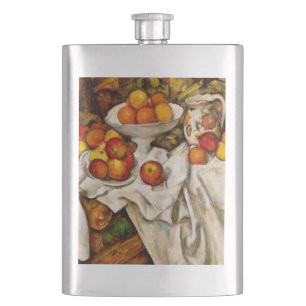 Paul Cezanne Äpfel Orangen Druck Impressionismus Flachmann
