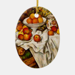 Paul Cezanne Äpfel Orangen Druck Impressionismus Keramikornament