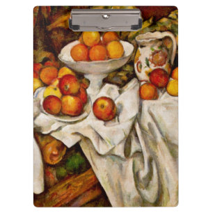 Paul Cezanne Äpfel Orangen Druck Impressionismus Klemmbrett