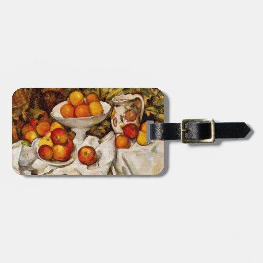 Paul Cezanne Äpfel Orangen Impressionismus Gepäckanhänger (Vorderseite horizontal)