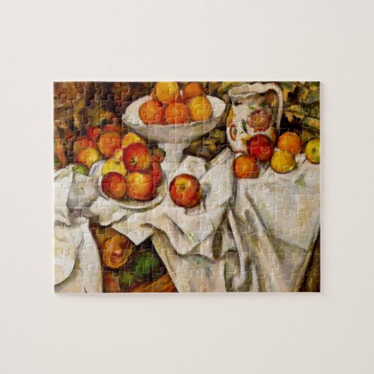 Paul Cézanne - Äpfel und Orange schöne Kunst Puzzle (Horizontal)