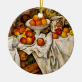Paul Cézanne - Äpfel und Orangen Keramikornament (Vorne)