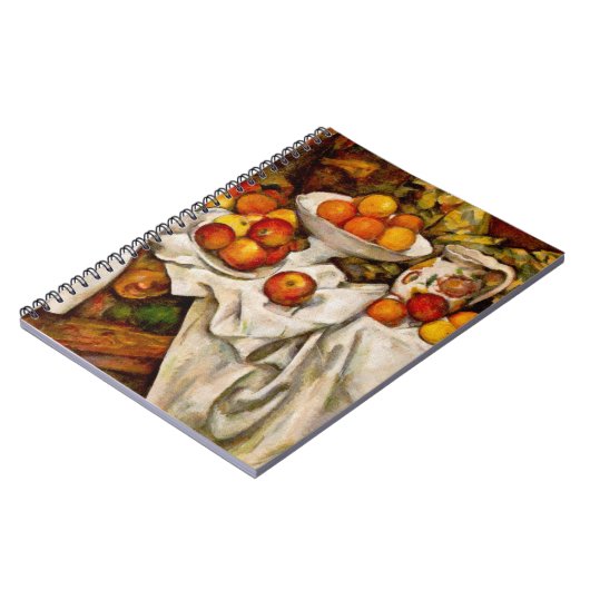 Paul Cézanne - Äpfel und Orangen Notizblock (Linke Seite)
