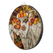 Paul Cezanne Apples Orange Impressionismus Dartscheibe (Vorderseite rechts)