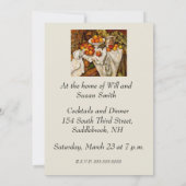 Paul Cezanne Apples Orange Impressionismus Einladung (Rückseite)