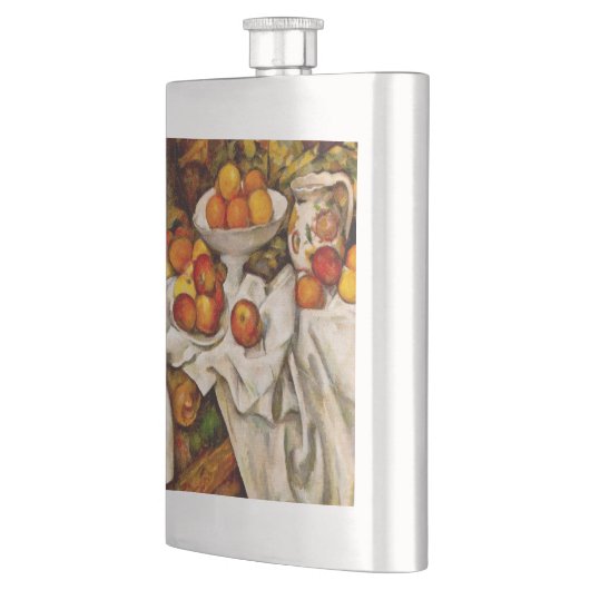 Paul Cezanne Apples Orange Impressionismus Flachmann (Links)