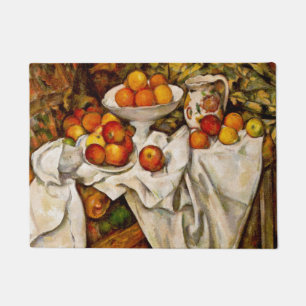 Paul Cezanne Apples Orange Impressionismus Fußmatte