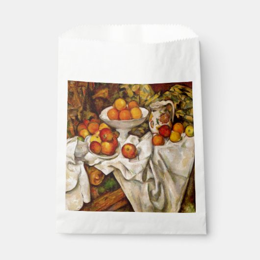 Paul Cezanne Apples Orange Impressionismus Geschenktütchen (Vorderseite)