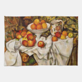 Paul Cezanne Apples Orange Impressionismus Geschirrtuch (Horizontal)