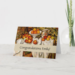 Paul Cezanne Apples Orange Impressionismus Karte