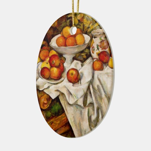 Paul Cezanne Apples Orange Impressionismus Keramikornament (Links)